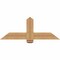 Ekena Millwork Eugene Smooth Timber Gable Bracket, Western Red Cedar, 48"W x 18"H x 3 1/2"D x 5 1/2"F, 9/12 Pitch GBW048X18X0406EUG00SWR - alternate 1